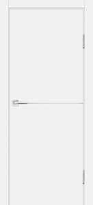 Товар Межкомнатная дверь P-19 AL молдинг Белый матовый